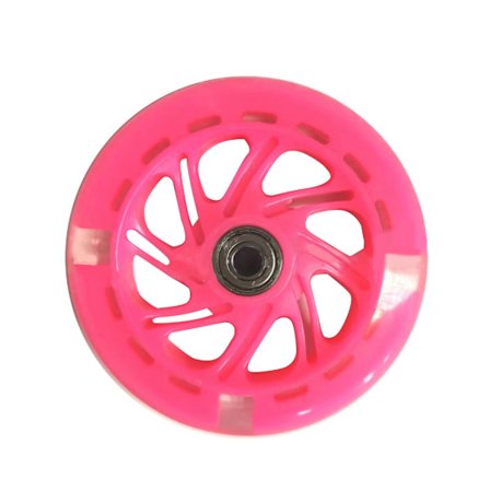 Flash Wheel Mute Wheel For Kids Scooter Blinkende Lys Barnebil Lekehjul Skateboard deler Tilbehør 3-farget