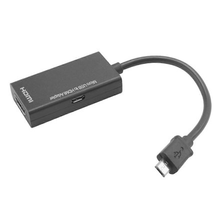 Micro-USB til HDMI Adapter 1080P HDMI Kabel for Android Telefon Nettbrett TV Støtte 192KHz Digital Lyd