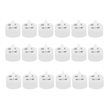 18 stk. soldrevne LED-fyrfadslys, flimmerfrie udendørs LED-lys, vandtætte, genopladelige lys (1,5 x 1,4)