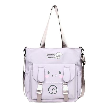 Sanrio Kuromi Kawaii axelväska Cinnamoroll tecknad handväska resväska crossbody väska mode Oxford tygväska datorväska