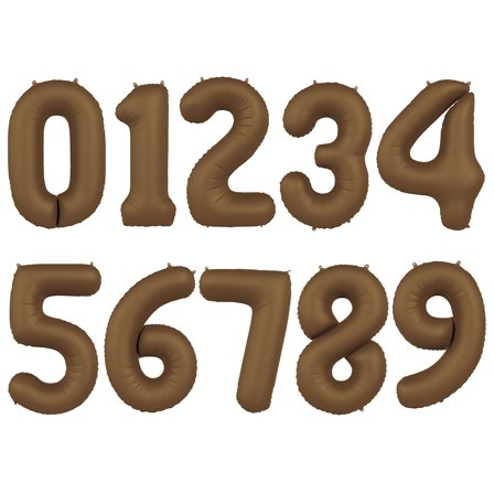 Numeroilmapallo Suklaanruskea Matta
