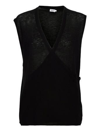 Gisele Vest Vests Knitted Vests Musta Filippa K