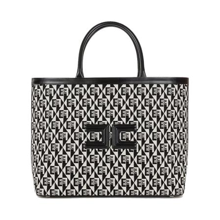 Elisabetta Franchi, Tote Bags Zwart, Dames, Maat:ONE Size