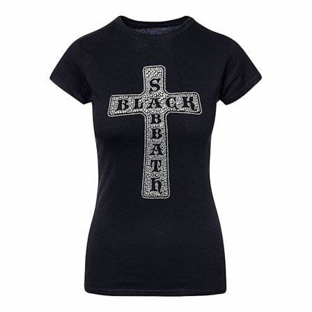 Black Sabbath Dam/Dam Cross T-shirt XXL Svart