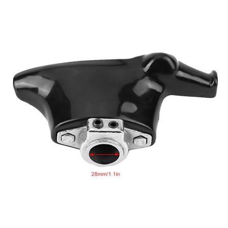 Svart plast nylon montering/demontering hode for dekkbyttermaskin Diameter 28mm