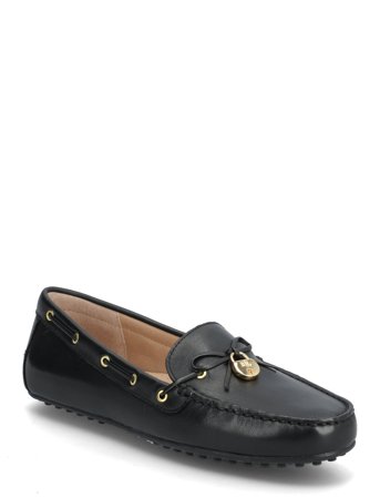 Wylie Nappa Leather Driver Black Lauren Ralph Lauren