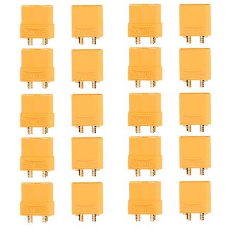 Black Friday 20 st Xt90 parallellkontakt hane honkontakt Xt90 kontakt hona Xt- 90 hane honkula kulkontakter strömpluggar