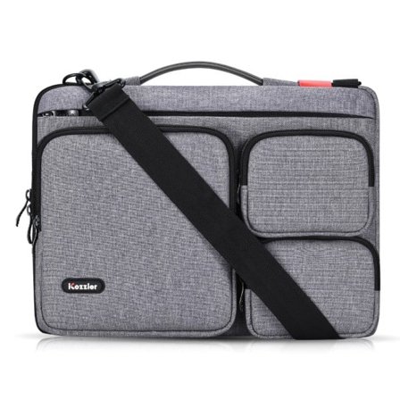 Thri-Sidepocket Bärbar dator Sleeve med handtag och axelrem /Laptop portfölj för 15 tum Ultrabook