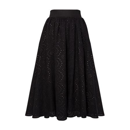 Kasia Miciak design Black Spódnice embroidery, kobieta, Czarny