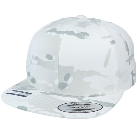 Yupoong - Camo Snapback Cap - Multicam Alpine Snapback @ Hatstore