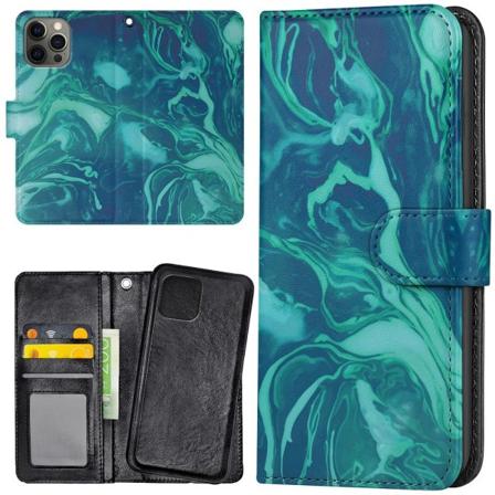 iPhone 13 Pro Max - Lommebok Deksel Marmor Multicolor