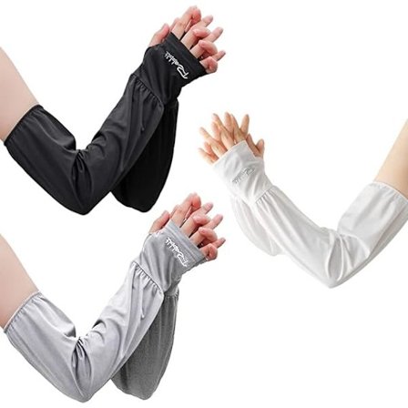 3 par UV-solskydd kylande ärmärmar män och kvinnor solskydd ärmar för cykling, körning, utomhussporter, vandring