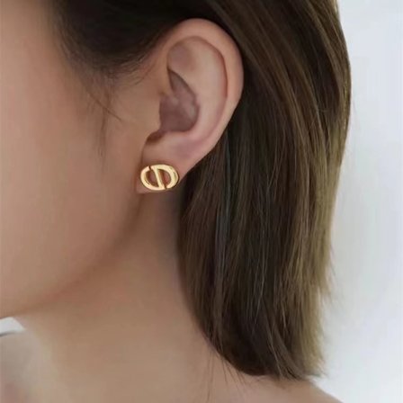 CD-brev Örhängen Sunflower Pearl Örhängen CD Klassiska örhängen Presenter