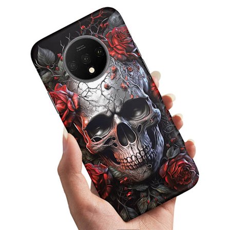 Kuoret / Suojakuoret OnePlus 7T - Skull Roses