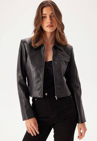 ONLY-Onlamili L/S ZIP FAUX LEA JACK-XL