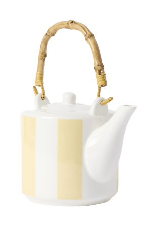 PORTOLINO LIVING Tekanna med bambuhandtag 1,2 L Köksredskap Gul ONESIZE