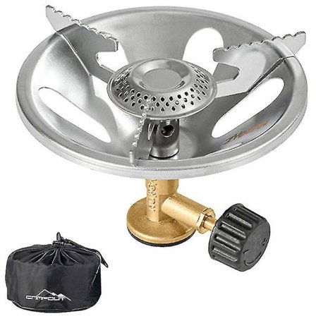 15 kg lastekapasitet utendørs campingovner bærbar grillhode gassovner brennere vindtett piknikovner utendørs matlaging piknik fotturer praktisk til