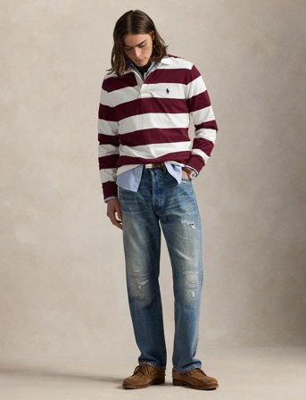 Polo Ralph Lauren Yd Ultw Rustic Ut J-Lsl-Knt - Cream - XL