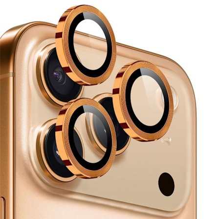 SKALO iPhone 17 Pro NORTHJO Kamerabeskyttelse Metalring - Orange