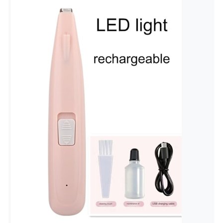 Elektrisk kæledyrs-hårtrimmer USB-opladelig ledningsfri hund- og kattehårtrimmer til hunde og katte poter øjne ansigtshår barbering fødder HKK