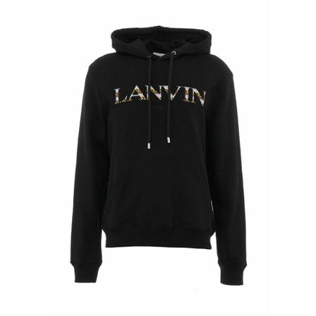 Lanvin, Sweatshirt RM Ho 0010 J209 22 Zwart, Heren, Maat:XL