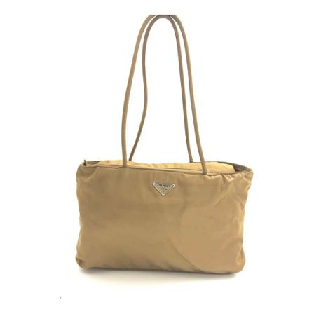 Prada Vintage, Pre-owned Tote Beige, Dames, Maat:ONE Size,nylon