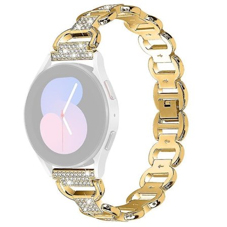 Metall snabbfjäder 20mm klockarmband för Samsung Galaxy Watch 5 Pro 45mm/Watch 5 Active 40mm/44mm