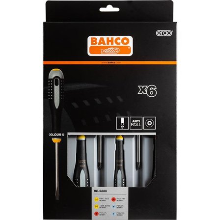 Bahco BE9886 Skruvmejselsats, Skruva