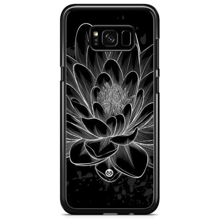 Bjornberry Skal Samsung Galaxy S8 - Svart/vit Lotus