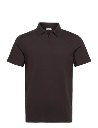 M. Lycra Polo T-Shirt Polos Short-sleeved Ruskea Filippa K