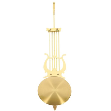 Veggklokke pendelur metall pendelur bevegelse pendelur forsyning (28.00X7.50X0.50CM, som vist på bildet)