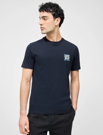 French Connection Abstarct Flower - Black - S