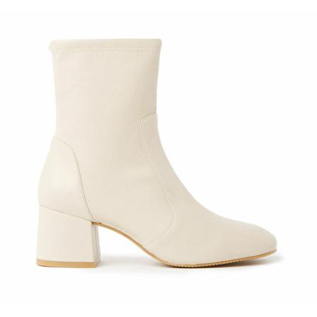 Stuart Weitzman, Sleek 60 Sock Bootie Beżowy, Kobieta, Rozmiar: 40 EU