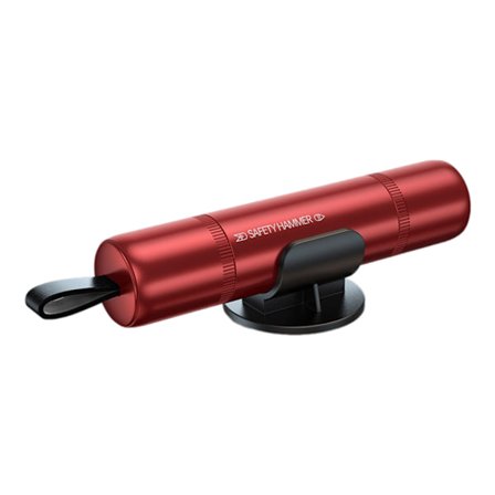 Bilhammer med sikkerhedsselekniv, rudehammer, flerbrugs redningshammer, sikkerhedshammer til bil og bus