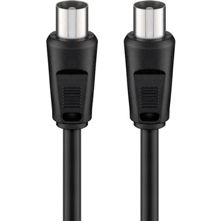 Antennkabel (<70 dB), dubbelskärmad