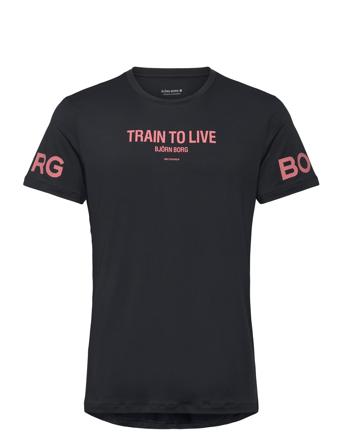 Borg Graphic T-Shirt Black Björn Borg