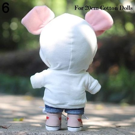 20 cm docka kläder Docka hoodies 6 6