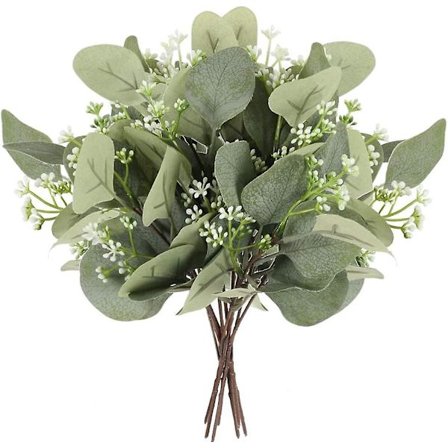 10 stk. Kunstige Eukalyptus Grene UV-bestandige