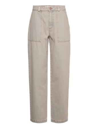 Trousers Suoralahkeiset Housut Beige See By Chloé