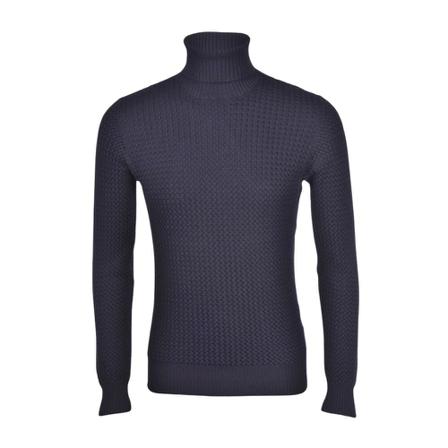 Gran Sasso, Turtlenecks Zwart, Heren, Maat:3XL