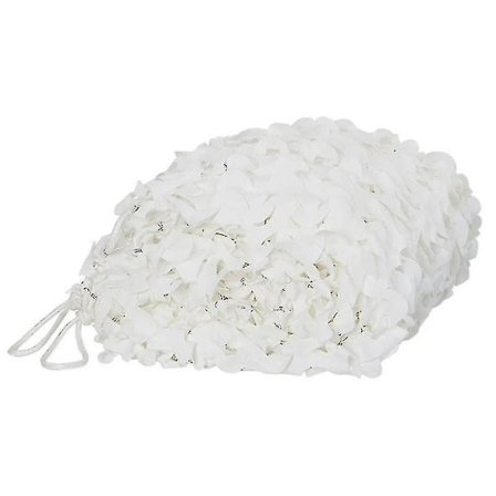 4 m kamouflagenät, vitt skogsnet, jaktnät