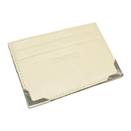 Han Kjøbenhavn Leather Card Holder Hvid, unisex Punge og Kortholder, Størrelse: ONE Size