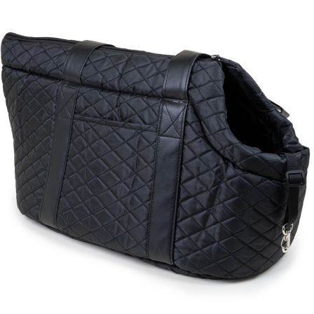 Selected by ZOO - Bæreveske Daisy, 41x21x26cm, svart - Hund - Hundebur & transportvesker - Hundevesker & ryggsekker - ZOO.no