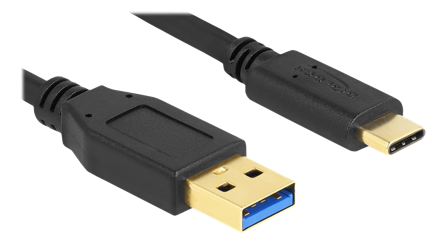 Delock USB type C-kabel - USB-type A til USB-C - 2 m