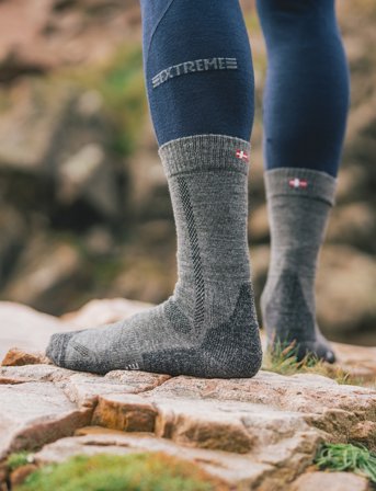 Danish Endurance Hiking Classic Socks 3-Pack - Grey - 39-42