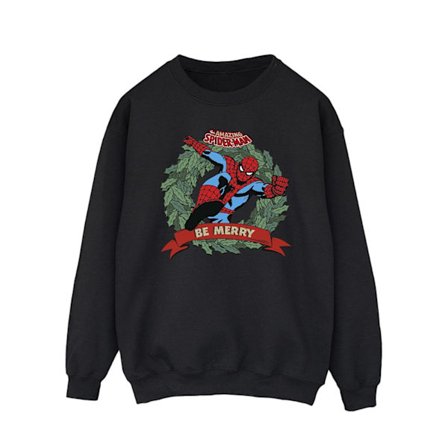Spider-Man Herr Be Merry Sweatshirt M Svart