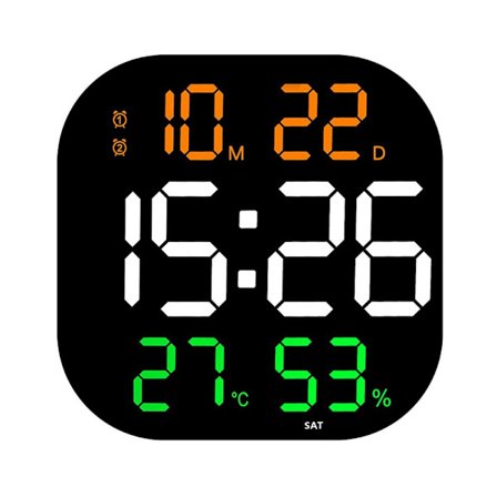 LED digital klocka Väggklocka Alarmklocka