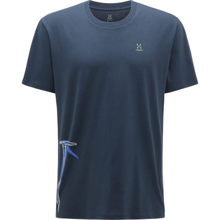 Haglöfs Camp Tee Men Men short-sleeved sweaters Blue L