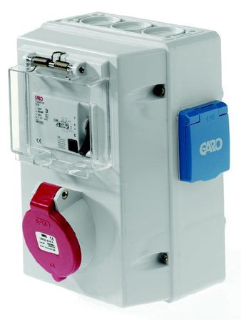 Garo URBSS 416-6 S Uttaksboks, Elfordeling & strømforsyning