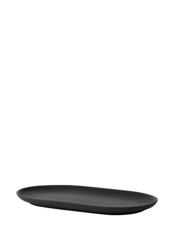 Sand Oval Plate Home Tableware Plates Small Plates Svart Design House Stockholm